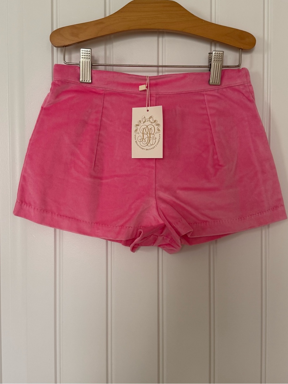 The Beaufort Bonnet Company Sally Mae Shorts Velveteen Hamptons Hot Pink Size 6💗